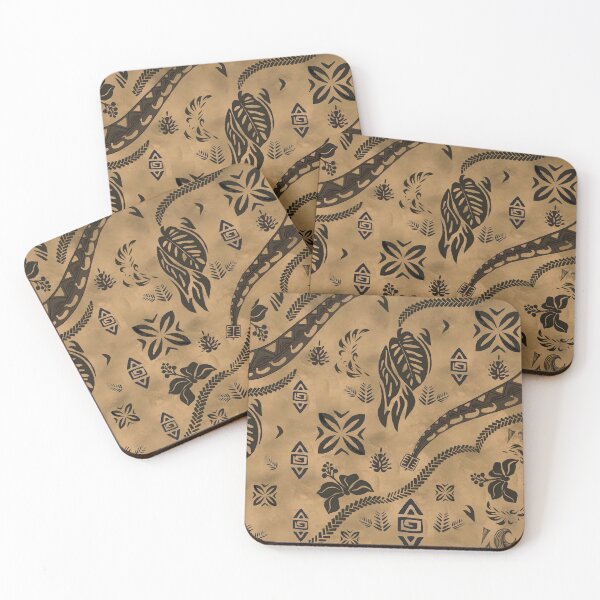 Item preview, Hawaiian Contemporary Tapa Cloth Icons designed and sold by J Marielle Designs.