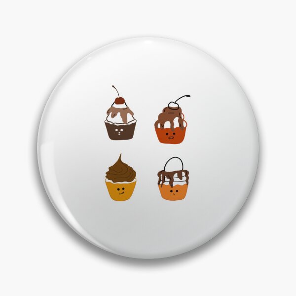 Item preview, Joyful Treats: Illustrated of Adorable Cupcakes with Toppings and Cheerful Faces designed and sold by RM-Journey.