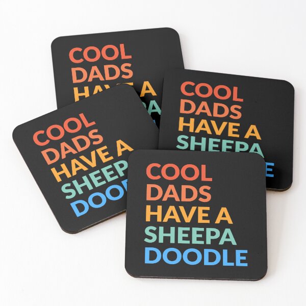 Item preview, Cool Dads Have A Sheepadoodle Pride Gift  designed and sold by Guarddogdrive.