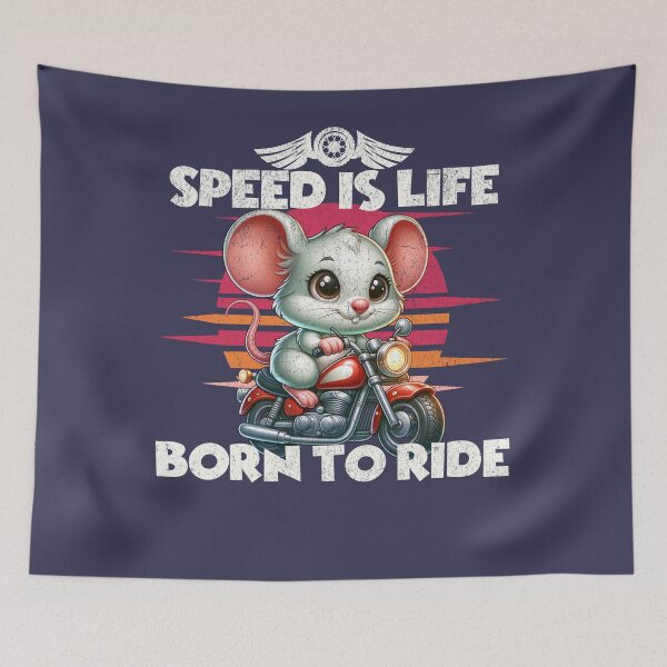 Item preview, Speed is life, Born to ride designed and sold by Belarte.shop.