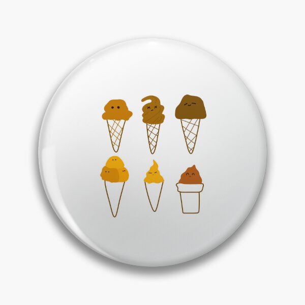 Item preview, Scoops of Joy: Cartoon Ice Cream Characters with Unique Expressions designed and sold by RM-Journey.