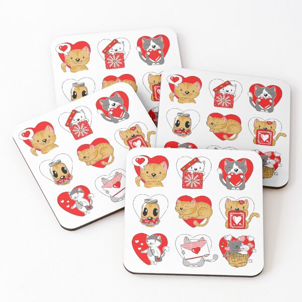 Item preview, Cats 'n' Hearts designed and sold by RR-designs.