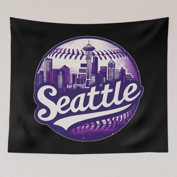 Item preview, Vintage Seattle City Baseball designed and sold by TomFrontierArt.