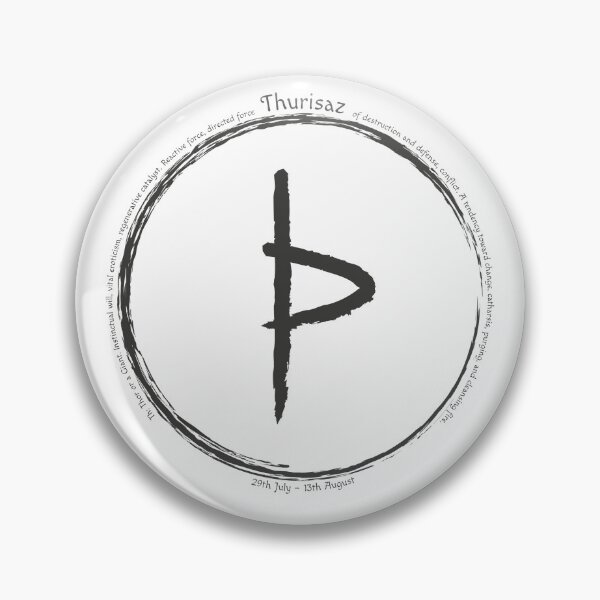 Item preview, Birth Runes - Thurisaz designed and sold by JulaGula.