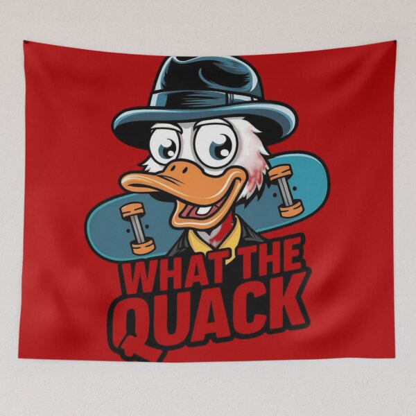 Item preview, Duck wearing a stylish hat - What the Quack designed and sold by 123ks.