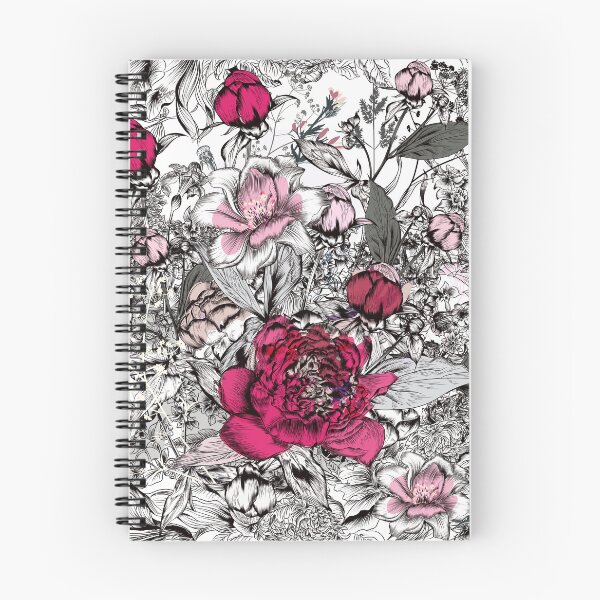 Item preview, Patrón floral de flores de peonía designed and sold by FleurDesign.