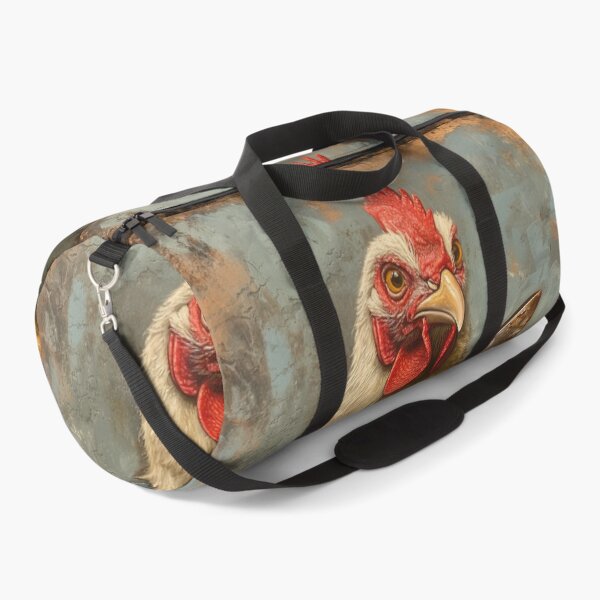 Item preview, Chicken mechanic in blue overalls II designed and sold by Wiesława Smolińska.