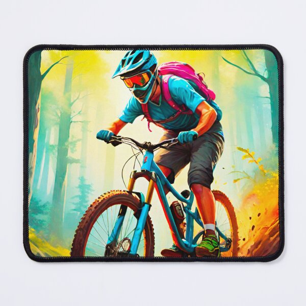Item preview, Winter Sunburst: MTB Rider Shredding Berms designed and sold by GrizzlyCollective.