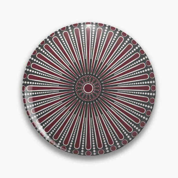 Item preview, Royal Circle Vintage Glamour Polka Dot Mandala designed and sold by Triplicate Limited.