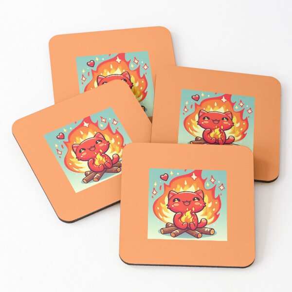 Item preview, Fire Ele-meowntal Cat (Elemental) designed and sold by LilyPadShop.