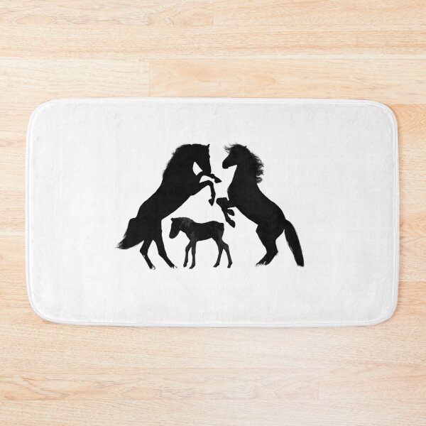 Item preview, Horses and Colt Silhouettes for Horse Lovers Mom Dad Baby Horse  designed and sold by julyperson.