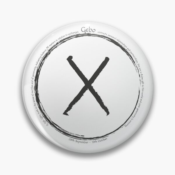 Item preview, Birth Runes - Gebo designed and sold by JulaGula.