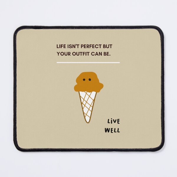 Item preview, LIFE ISN'T PERFECT BUT YOUR OUTFIT CAN BE | Cute Character Illustrations | Simple & Sweet Designs designed and sold by RM-Journey.