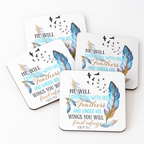 Item preview, Psalm 91:4 designed and sold by WideIsTheGate.