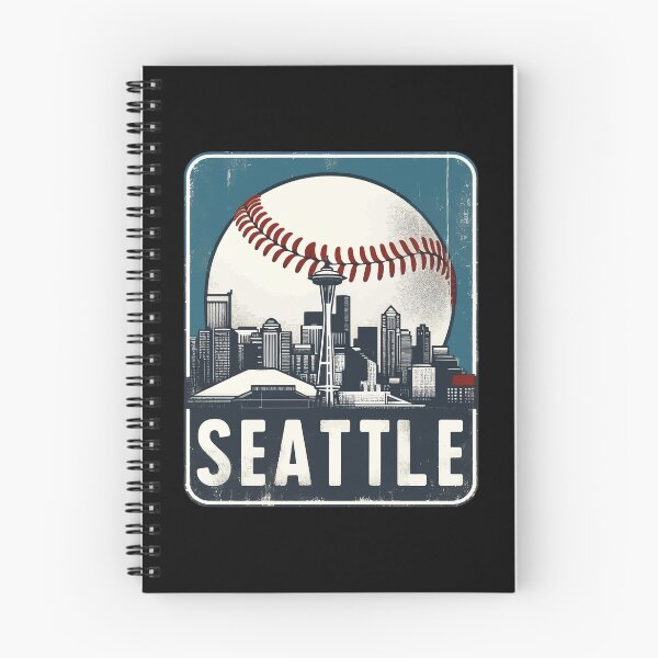 Item preview, Seattle Baseball Retro Vintage Cityscape designed and sold by TomFrontierArt.
