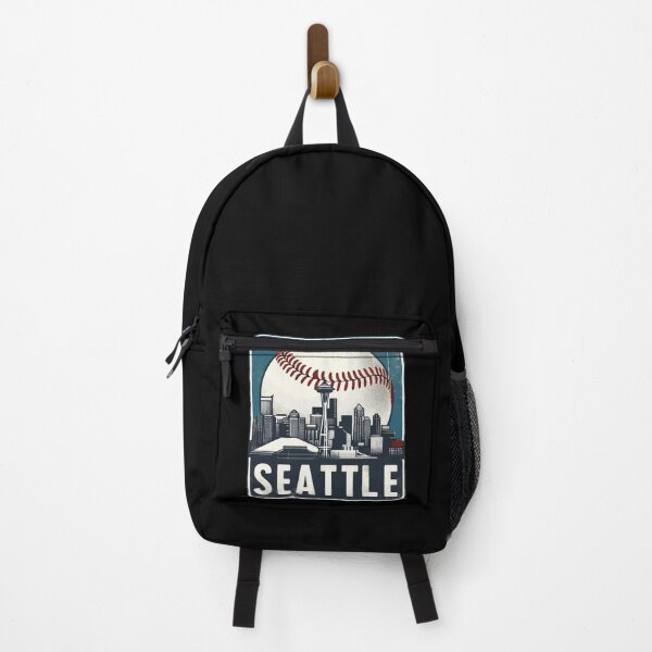 Item preview, Seattle Baseball Retro Vintage Cityscape designed and sold by TomFrontierArt.