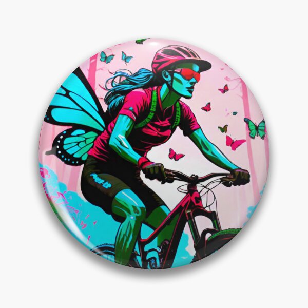 Item preview, Forest Fairy: Butterfly Woman’s MTB Adventure designed and sold by GrizzlyCollective.