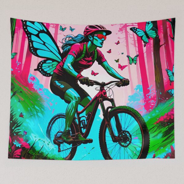 Item preview, Forest Fairy: Butterfly Woman’s MTB Adventure designed and sold by GrizzlyCollective.