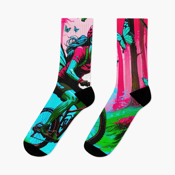 Item preview, Forest Fairy: Butterfly Woman’s MTB Adventure designed and sold by GrizzlyCollective.