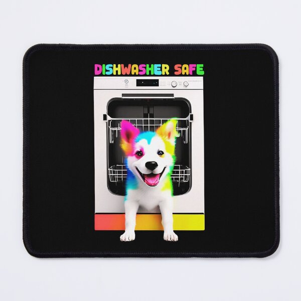 Item preview, Dishwasher Safe With Funny Dog designed and sold by LadyGoodwill.