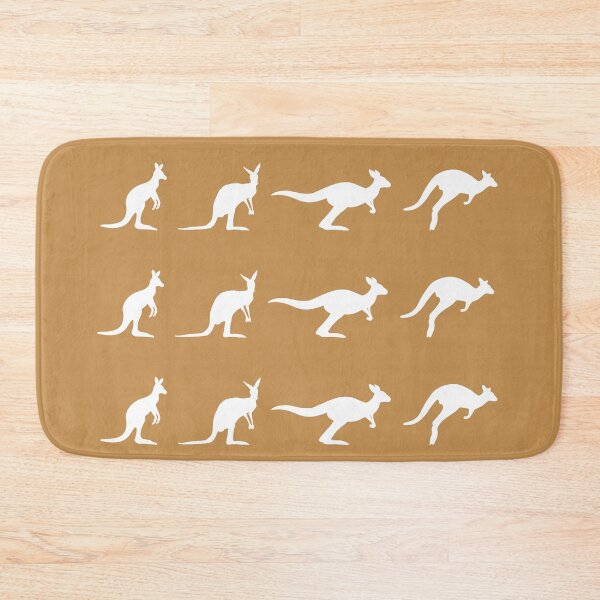 Item preview,  Kangaroo Silhouette Pattern Australian Wallaby designed and sold by MomentumCloset.