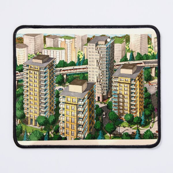 Item preview, Small urban community designed and sold by AOsKetChDesigns.