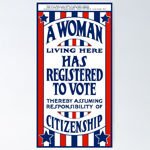 Item preview, Woman Vote Sign designed and sold by DToneDef.