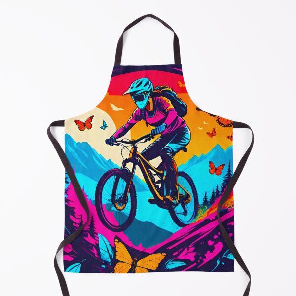 Item preview, Mountain Fury: Female MTB Dynamo Tears Up the Trail designed and sold by GrizzlyCollective.