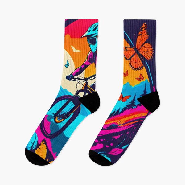 Item preview, Mountain Fury: Female MTB Dynamo Tears Up the Trail designed and sold by GrizzlyCollective.