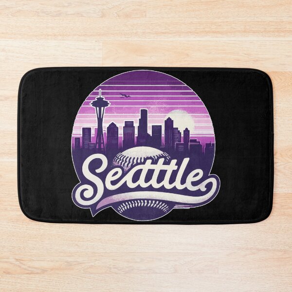 Item preview, Vintage Purple Seattle City Baseball designed and sold by TomFrontierArt.