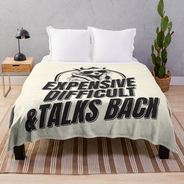 Item preview, Expensive Difficult and Talks Back - Funny Cute Cool Raccoon Lover Meme designed and sold by thecatcouch.