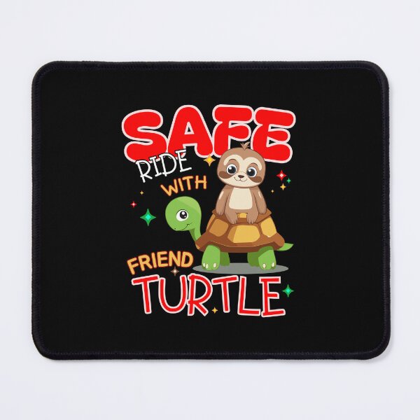 Item preview, Safe ride with friend turtle, Sloth and turtle designed and sold by antcpjr682.