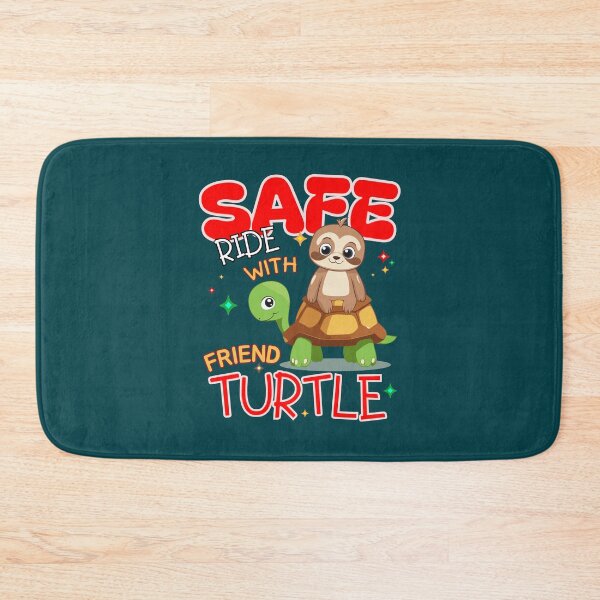 Item preview, Safe ride with friend turtle, Sloth and turtle designed and sold by antcpjr682.