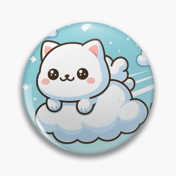 Item preview, Ele-meowntal Cat Air Cloud (Elemental) designed and sold by LilyPadShop.