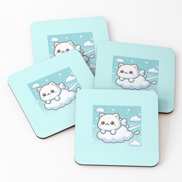 Item preview, Ele-meowntal Cat Air Cloud (Elemental) designed and sold by LilyPadShop.