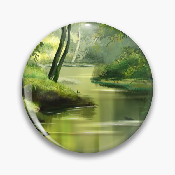Aperçu de l'œuvre #075 Ruisseau forestier créée et vendue par Jasmine Froley.