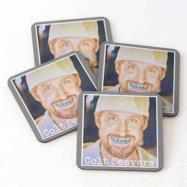Item preview, Colt Seavers with cash mouth guard grey designed and sold by Che46.