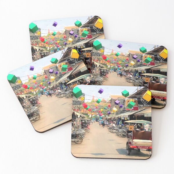 Item preview, Pub Street in Siem Reap designed and sold by Rebecca Herranen.