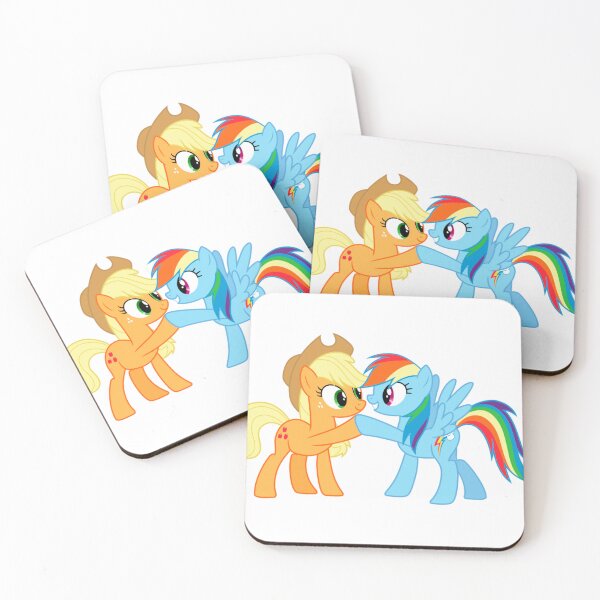 Item preview, Apple jack and rainbow dash (no color) designed and sold by lucifurzrt.