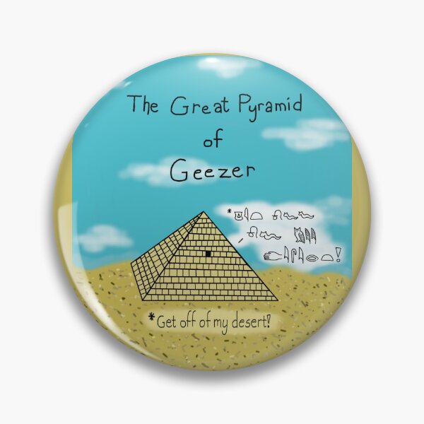 Item preview, The Great Pyramid of Geezer designed and sold by Pumpkiboo.