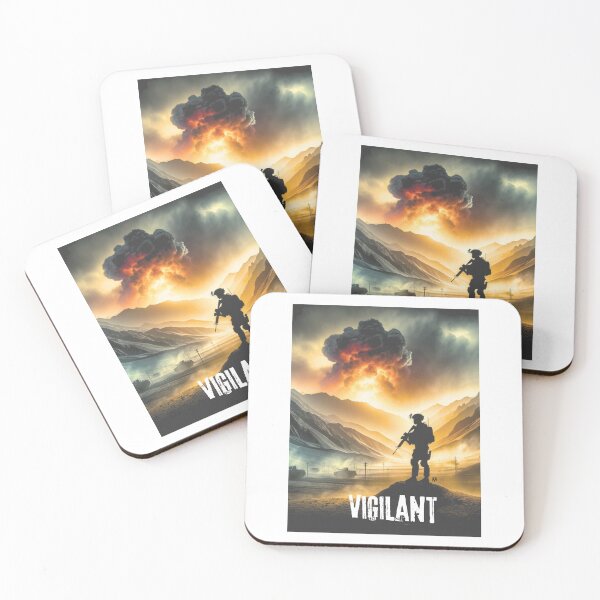 Item preview, Vigilance Amidst Vivid Terrain designed and sold by ValorVerse.