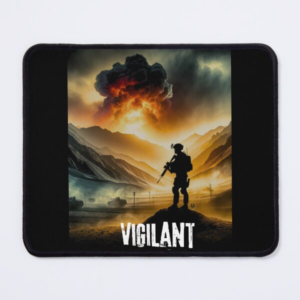 Item preview, Vigilance Amidst Vivid Terrain designed and sold by ValorVerse.