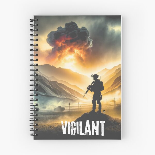 Item preview, Vigilance Amidst Vivid Terrain designed and sold by ValorVerse.