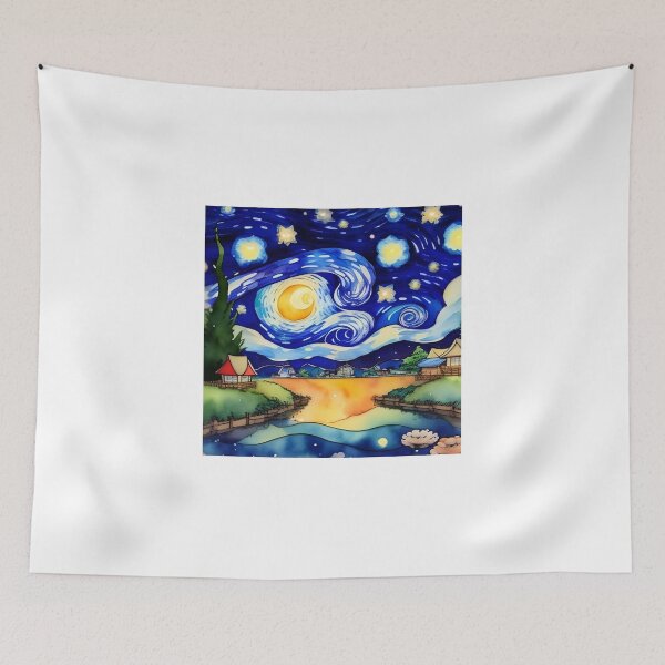 Item preview, Starry Night Inspired designed and sold by Whimsy Fae Studio.