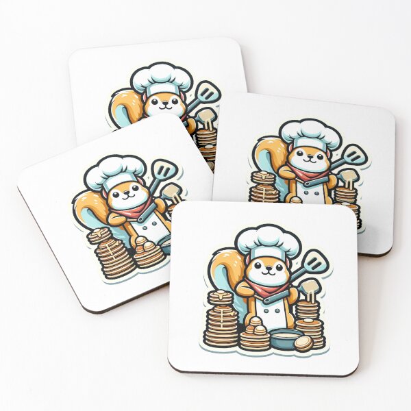 Item preview, Pancake Chef Squirrel designed and sold by pixelpulsenyc.