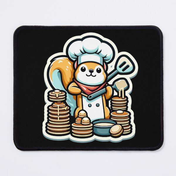 Item preview, Pancake Chef Squirrel designed and sold by pixelpulsenyc.