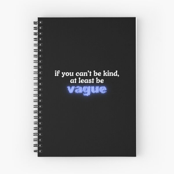Item preview, Can't Be Kind? Be Vague designed and sold by WifiJW0526.