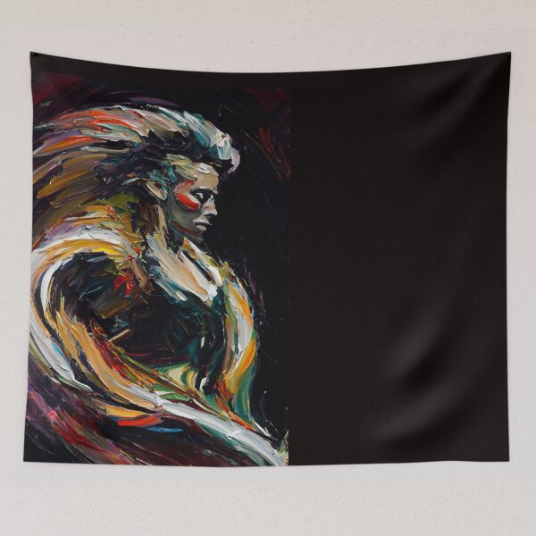 Item preview, Futuristic Abstract Punk rocker fine art. designed and sold by paulo silveira.