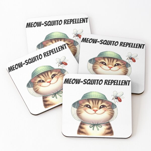 Item preview, Meow-squito Repellent Cat designed and sold by martaroo.