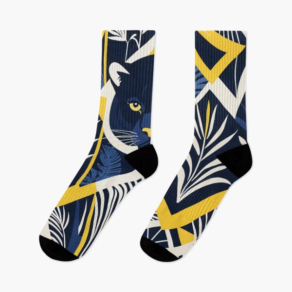 Item preview, Striking Navy Blue Panther in Vibrant Jungle Scene designed and sold by PragmaticP.